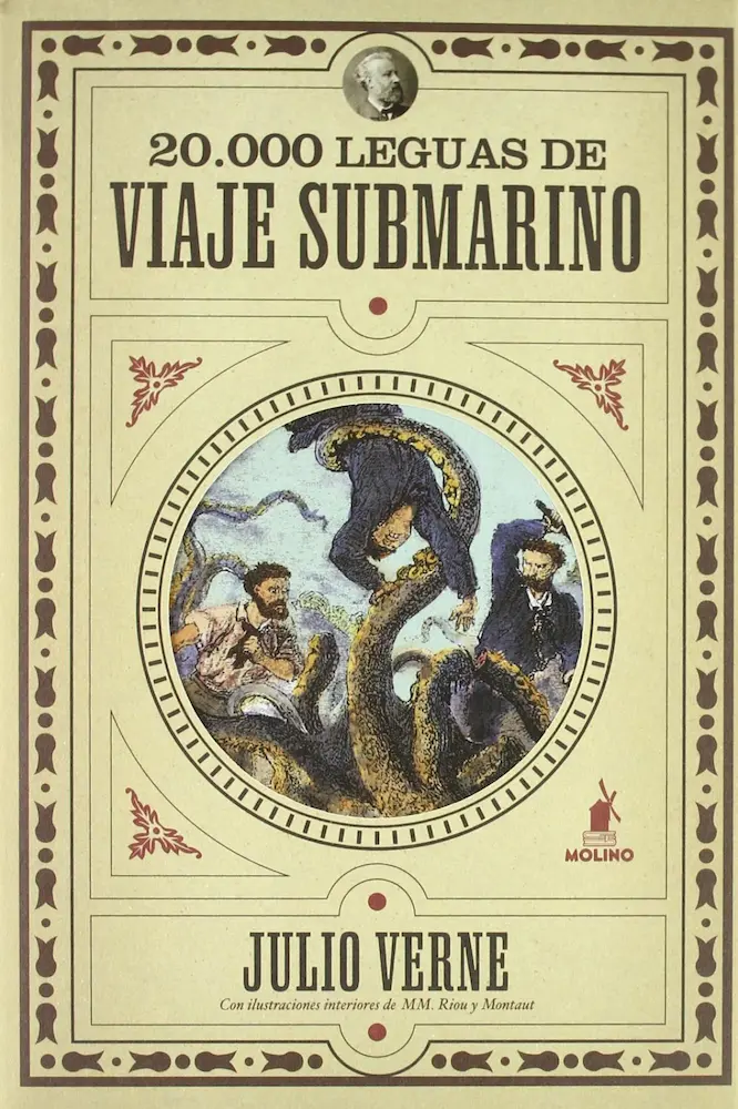 Portada de Veinte mil leguas de viaje submarino