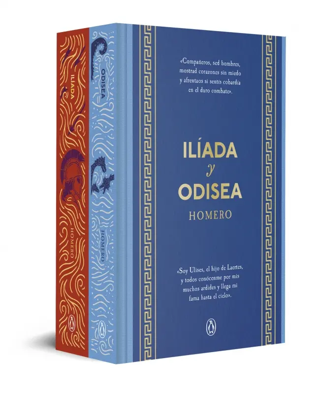 Portada de La odisea La Ilíada (edición pack Homero)