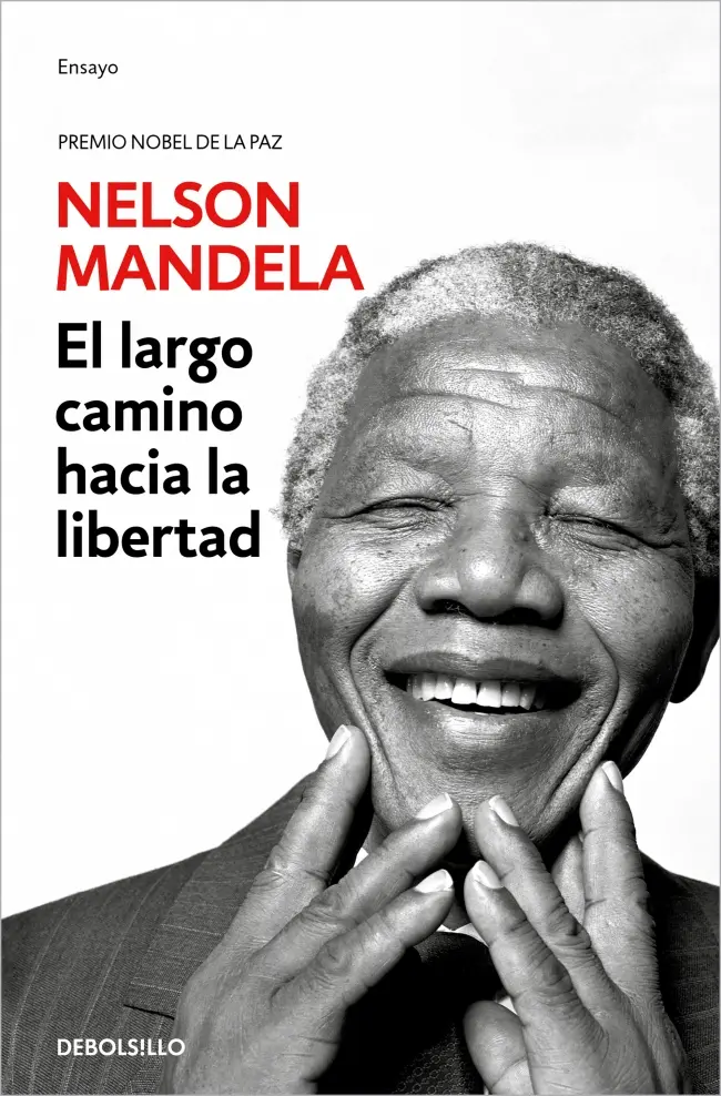 Portada de El largo camino hacia la libertad. Nelson Maldela