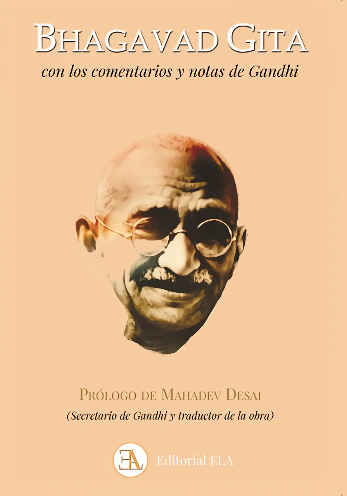 Portada de Bhagavad gita : con los comentarios y notas de Gandhi | Hinduismo